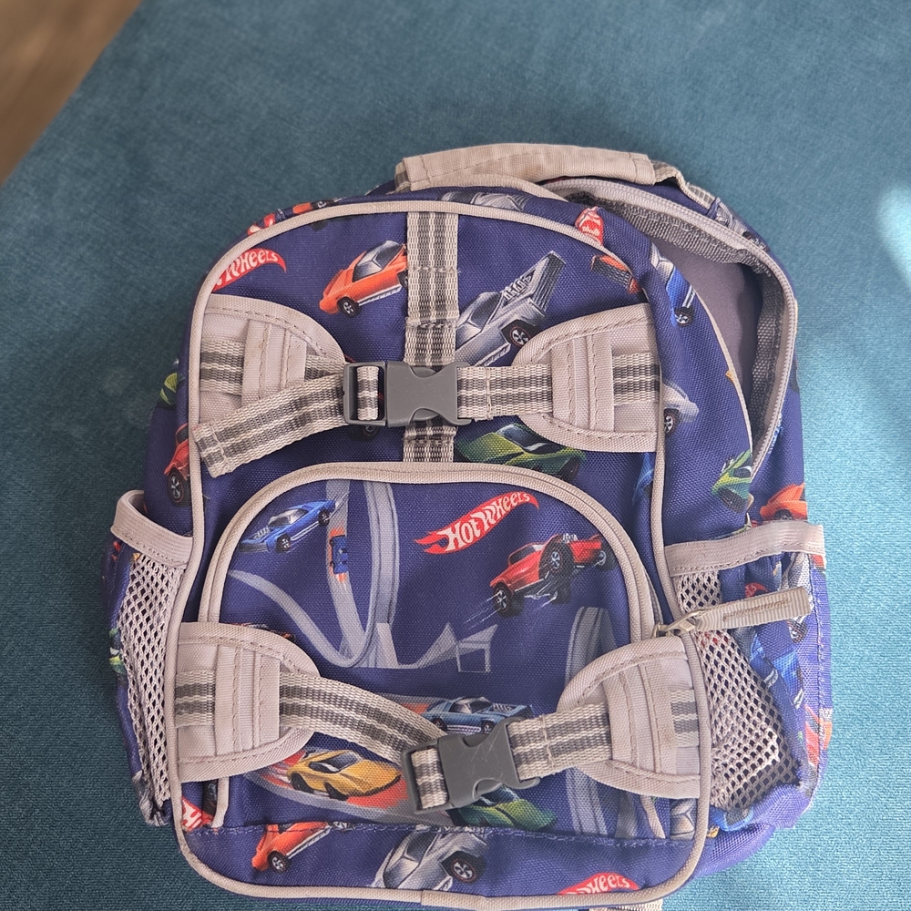 Pottery Barn Hot Wheels Kids Backpack
